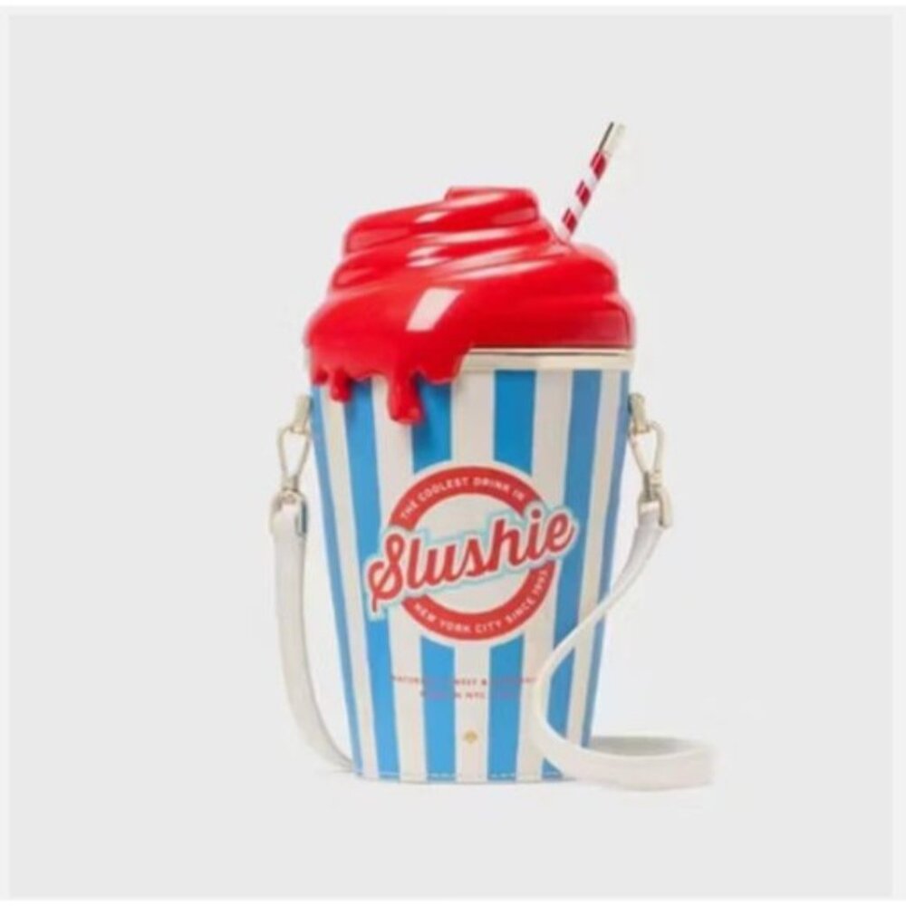 Kate Spade Slushie Crossbody Bag Red White & Blue Novelty Design Y2K Pop Culture